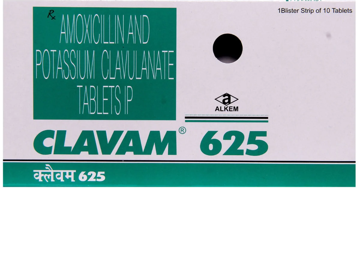 CLAVAM 625 , 1 PATTA ( 10 TABLETS )
