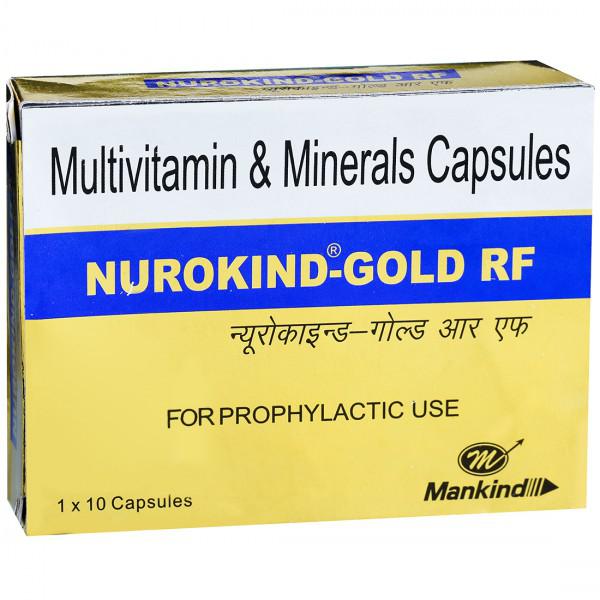 NUROKIND-GOLD RF , 1 STRIP ( 10 CAPSULES )